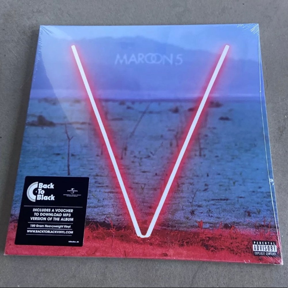 Maroon 5 ‎– V Vinyl, LP NEW & SEALED 180g Hype Sticker
